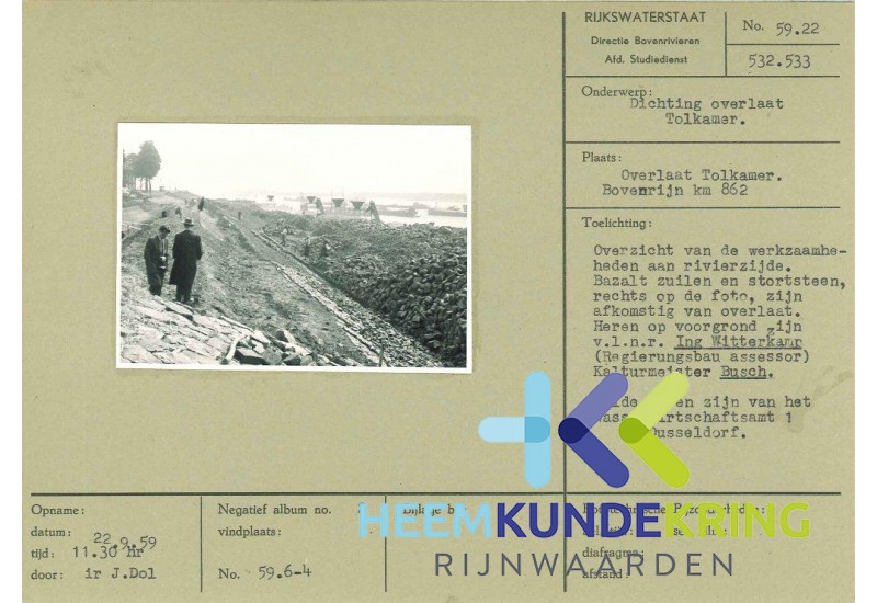 Dichting overlaat Tolkamer 1959 F000003